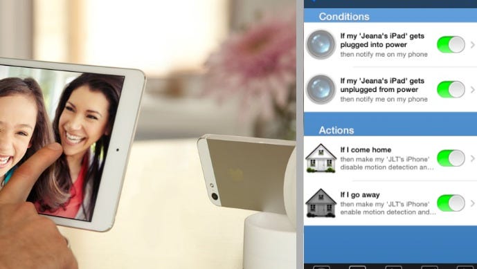 The free Presence app turns an old phone into a home security camera