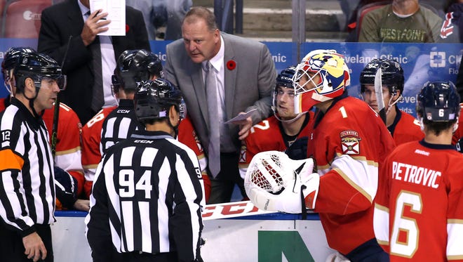 Gerard Gallant coached the Florida Panthers for two-plus seasons.