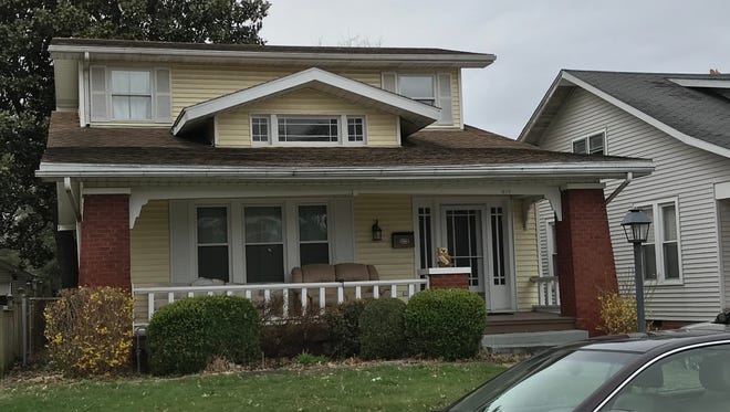 The house used in exterior shots of "Roseanne" at 619 Runnymeade Ave. on the South Side of Evansville.