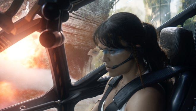 Michelle Rodriguez in a scene from “Avatar.” The original film, released in 2009, won three Oscars and had a box-office take of nearly $2.8 billion.