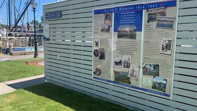 Celebrating Barnstable's brave, a new outdoor exhibit about USAF Sgt. Ralph P. Bismore (1914-1945) is now on display outside the Harbormaster Office at 180 Ocean St. The exhibit focuses on the community and global contributions Ralph made throughout his life, and how his legacy and love for the arts proudly continues today within the Hyannis Harbor park dedicated in memory of his ultimate sacrifice over the WW II battlefields of France. He was 30 years old.