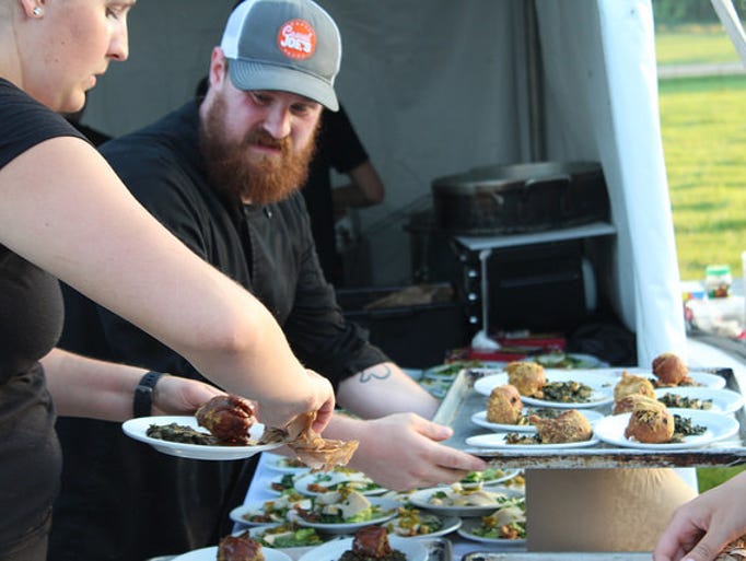 This year's Farm to Table dinner was prepared by local