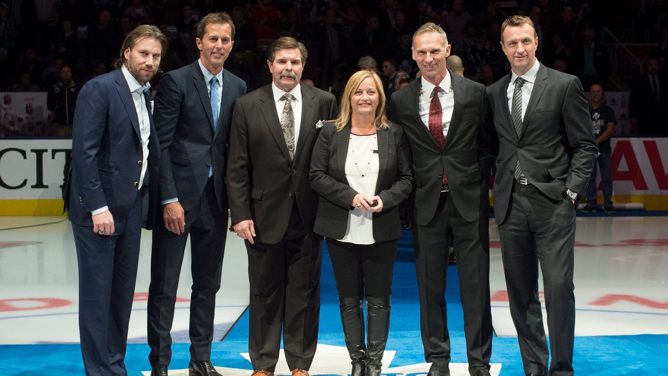 Pat Burns, Mike Modano, Dominik Hasek, Peter Forsberg, Rob Blake