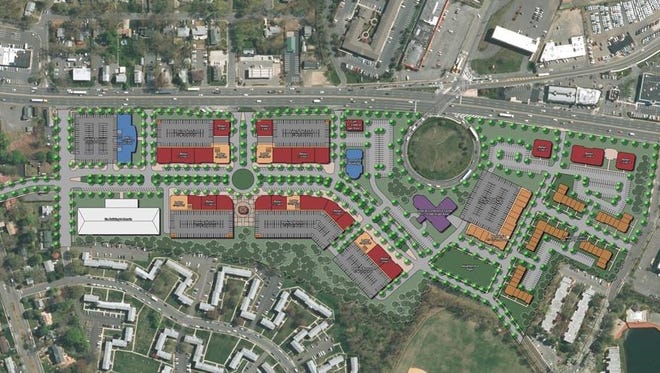 East Brunswick unveiled a preliminary concept plan for Loehmann's Plaza and a nearby strip mall, which was the former home of the Gap and the Wiz.