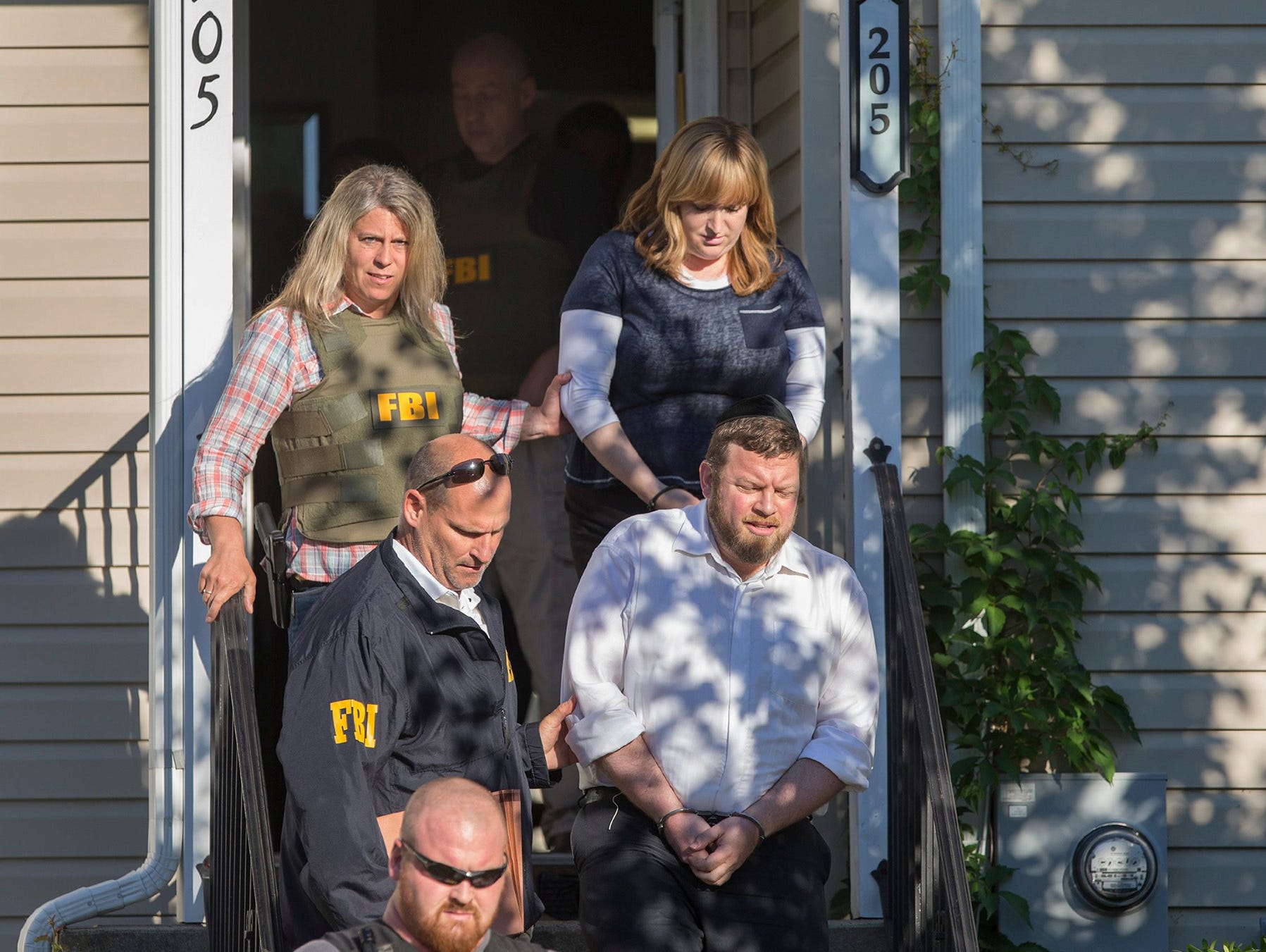 Shimon and Yocheved Nussbaum were arrested Monday, June 26, 2017, in Lakewood, N.J., in connection with a public-assistance fraud scheme. Their arrest was part of a larger operation, led by federal and New Jersey authorities, that netted the arrests 