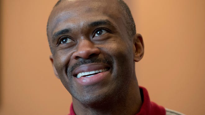 1/21/14 -- Former Indianapolis Colts wide receiver Marvin Harrison is one of 15 modern-day finalists for the Pro Football Hall of Fame. The Class of 2014 will be determined Feb. 1, the day before the Super Bowl. Harrison enjoyed a record-setting 13-year career with the Colts. Now he's enjoying retirement with his family, most notably 11-year old son Marvin Jr. 
Part of Harrison's post-NFL life includes enjoying his collection of cars, most pace cars from the Indianapolis 500 and Daytona 500. He estimates he has 35-40 cars in his collection . . . Corvettes, Camaros, two Buick Grand Nationals. He generally drives a new addition to his collection for a week, then parks it with the rest.