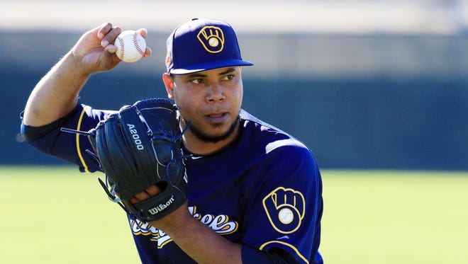 Wily Peralta Has to get more throwing in due to the upcoming World Baseball Classic.