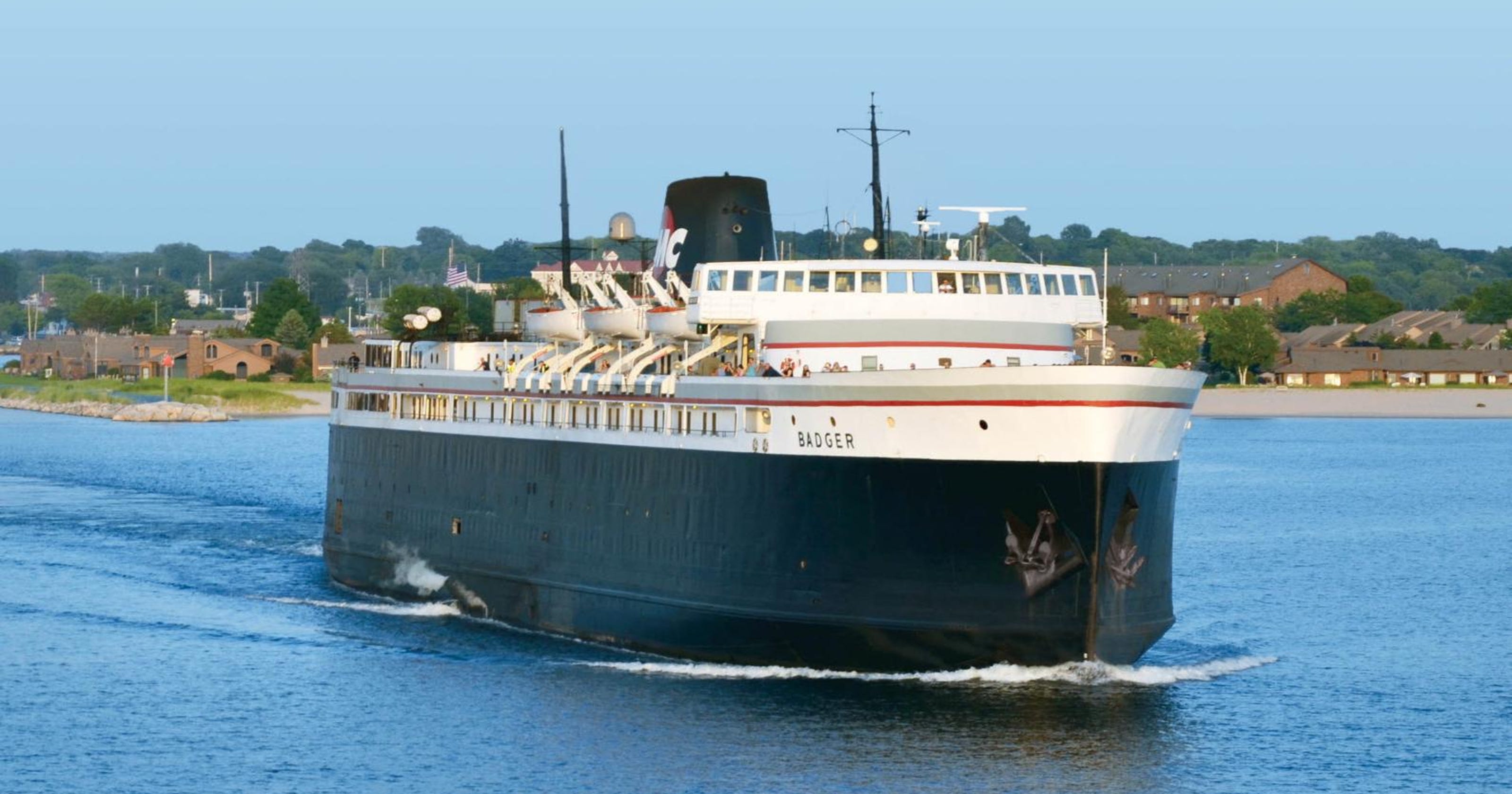 SS Badger is a Lake Michigan landmark
