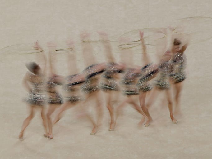 In this photo made with multiple exposures, Australia's