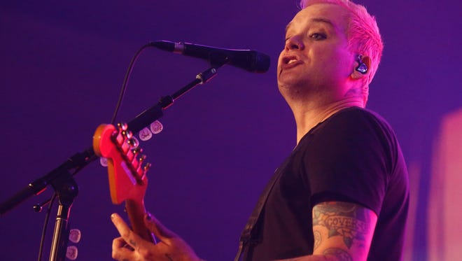 Guitarist and vocalist Matt Skiba took the stage with band Blink-182 in 2016 at the Don Haskins Center as part of the Blink-182 tour.
