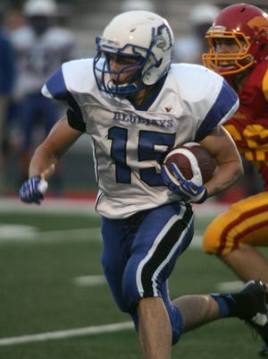 Bondurant-Farrar senior running back Grant Petersen rushed for 250 yards and a touchdown on 27 carries but the Bluejays fell to the Carlisle Wildcats 42-17.