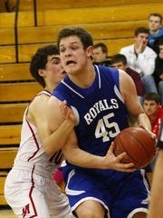 Assumption junior Joe Grundhoffer averaged double figures in both points and rebounds in the Marawood Conference South Division this winter.