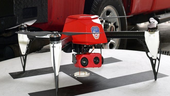 The New York City fire department has an $85,000 drone that allows firefighters to monitor blazes remotely, from the air. The drone was used for the first time March 6, 2017, at a four-alarm fire in the Bronx, N.Y.