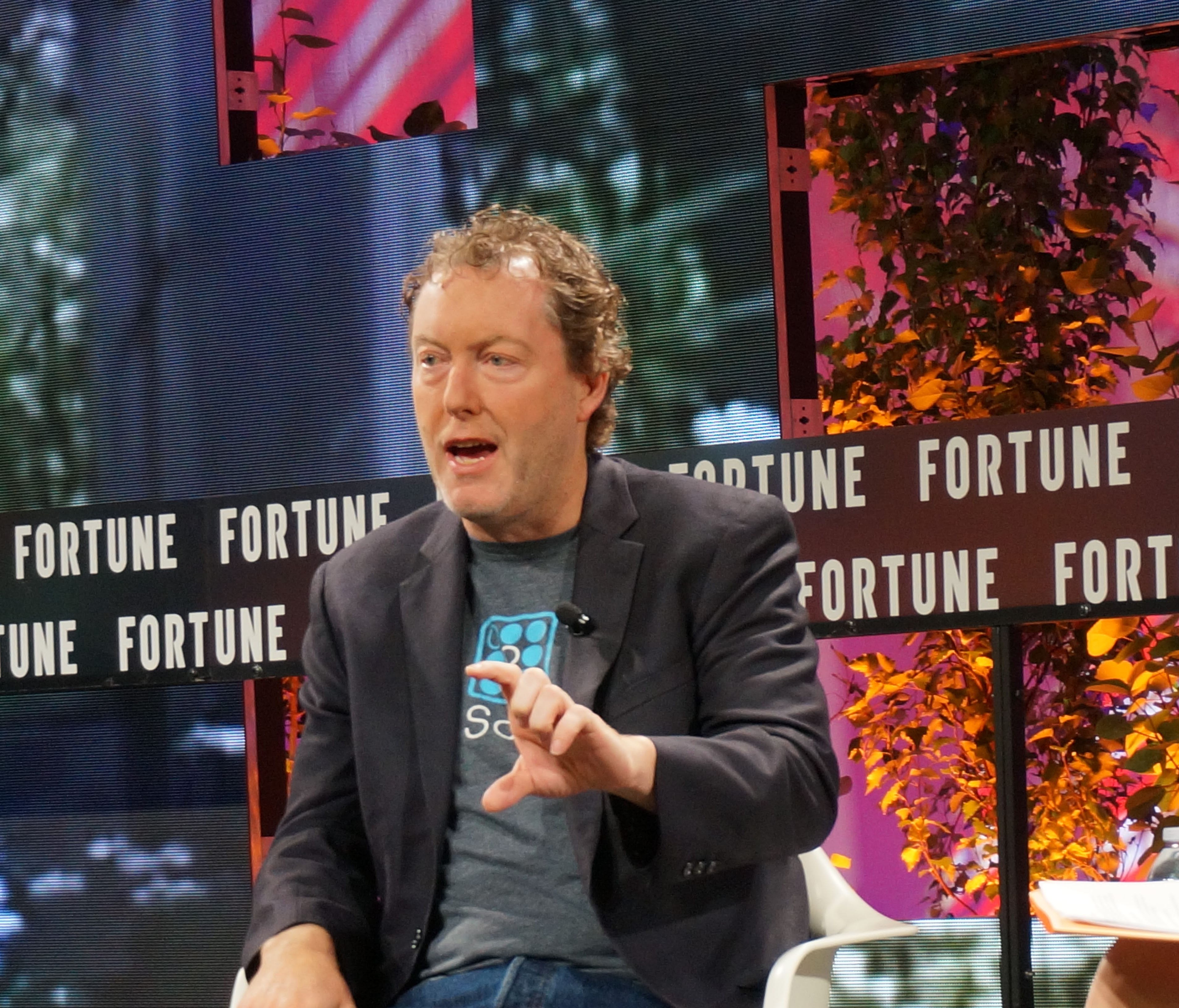 Mike Cagney, CEO, SoFi, speaks at the Fortune Brainstorm Tech conference in Aspen, July 19, 2017.