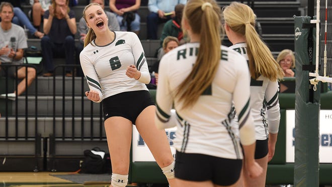 Fossil Ridge High School's Riley Zuhn was named first-team All-State for volleyball. Twenty-nine Fort Collins area athletes earned All-State honors in the fall.