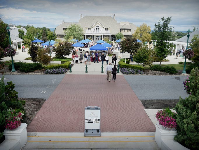 The grounds at Hershey Hotel became the venue for tasting