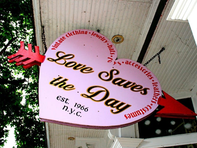 The East Village store closed in 2009, but the time-machine