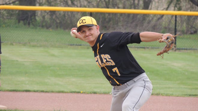 Jake Johnson's pitching and outfield play will be key to the Eagles' success this season.