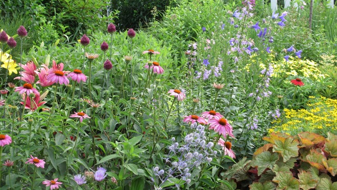 Lush and breezy, this English garden is one of the attractions at Keyport Garden Walk.