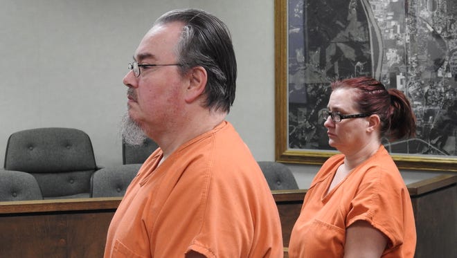 Daniel J. and Trudy E. Reeves, of Warsaw, are charged with tampering with evidence, a body uncovered Wednesday in Jefferson Township. Prosecutors accuse Reeves of burying his grandmother in the yard to continue collecting her Social Security checks.