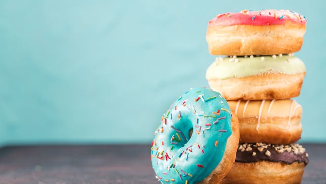 Be careful reaching for too many office donuts. A study finds most of workplace food options aren't healthy.