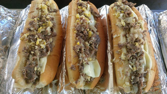 Philly cheesesteaks from Cheesesteak Institute of America in Wyandotte. Provided by Wyandotte Downtown Development Authority. 