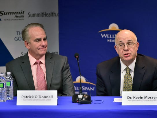 Patrick O'Donnell, left, CEO/President Summit Health