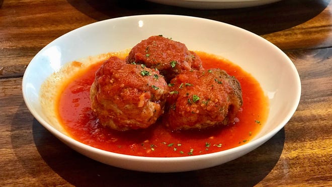 Meatballs from Bella Vita Grill in downtown Fort Myers.