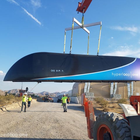 Hyperloop One Unveils XP-1.