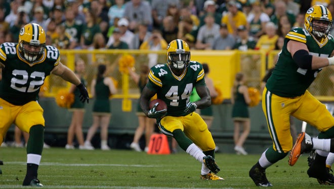 Packers running back James Starks hopes to separate himself from the competition.