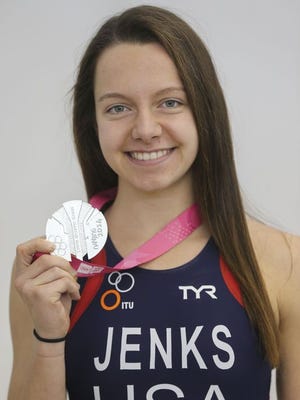 Stephanie Jenks may be one of the world's best in the triathlon, but she said she's planning on backing away from that event. A hip injury has bothered her, and she currently sees her athletic future as competing in track and cross country.