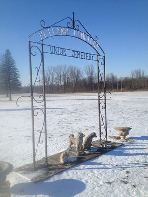 Petland Cemetery, adjacent to Union Cemetery in Eaton.