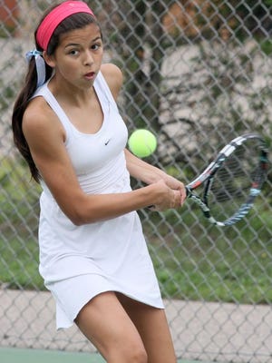 Newman Catholic's Laura Larrain will compete in the WIAA state individual tennis tournament for the second straight year.