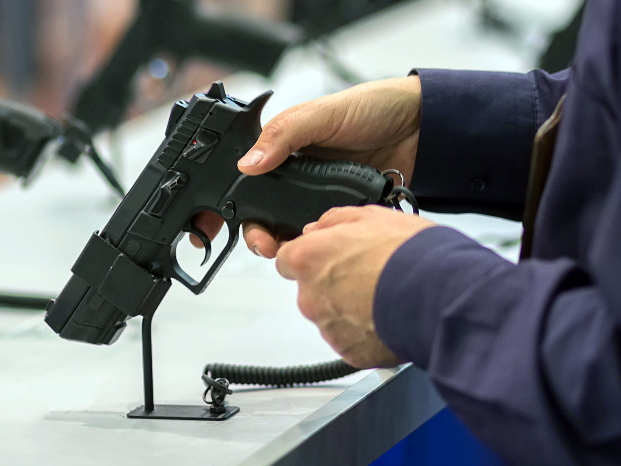 Though Nevada voters expanded gun background checks to private-party sales in a November 2016 ballot initiative, the state's attorney general contends that the checks cannot be put in place because the FBI says it won't handle the checks.