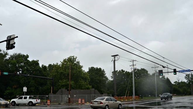Middle Tennessee Boulevard will be closed between East Main Street (shown) and Bell Street for three weeks beginning June 12 due to ongoing road construction.