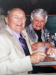 Dean Snyder, left, and his wife, Joanne, are shown