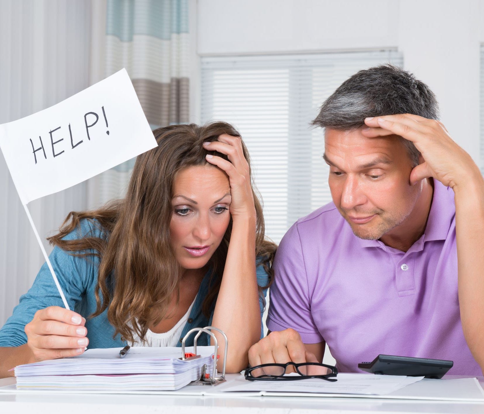 When facing a major financial challenge, you can't try-on change. You have to go for it.