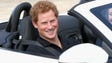 Harry tries out a F-Type Jaguar at the Jaguar Land Rover Driving Challenge, a curtain-raiser for the Invictus Games, on Sept. 9, 2014.