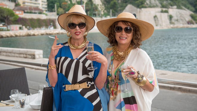 Jennifer Saunders and Joanna Lumley in “Absolutely Fabulous: The Movie.”