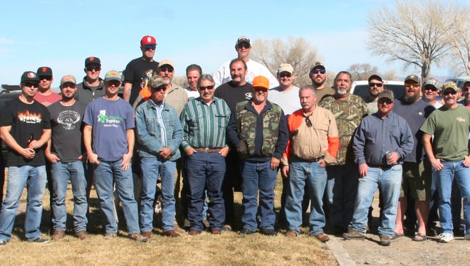 This group of hunters celebrated 20 years during the President’s Day weekend with Steve Price bringing a group of hunters from the San Jose area to a hunting weekend in Mason Valley, first with Casino West Hunts and now through the Mason Valley Hunt Club.