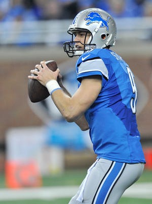 Matthew Stafford led the Lions to an 11-5 record in the regular season last year.