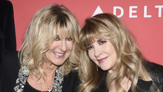 Stevie Nicks, right, mourned her bandmate Christine McVie, left, on social media: "My best friend in the whole world."
