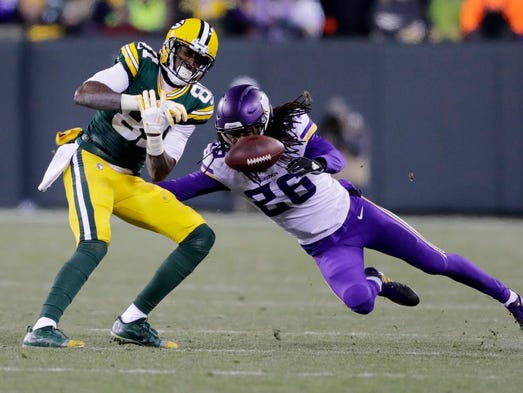 Green Bay Packers wide receiver Geronimo Allison (81)