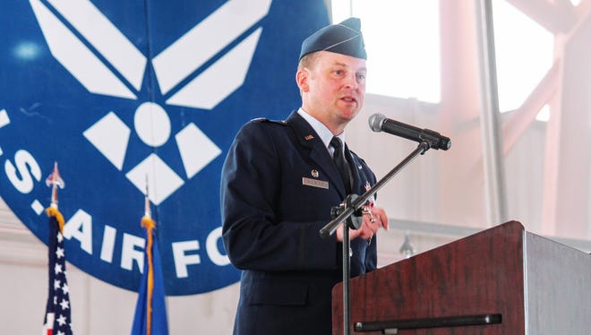 Col. Robert E. Kiebler is retiring from the U.S. Air Force, he relinquished his command to Col. Houston R. Cantwell Friday morning.