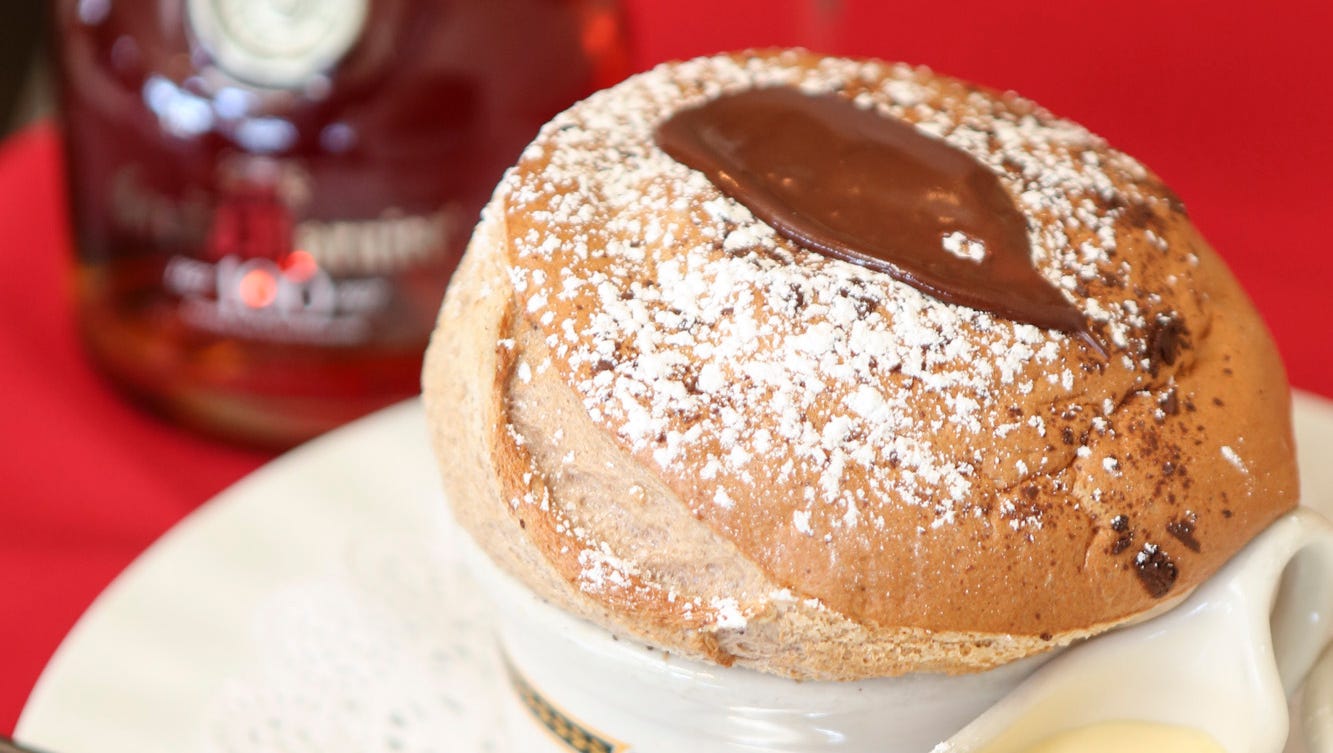 Olive Leaf Bistro recipe for chocolate soufflé