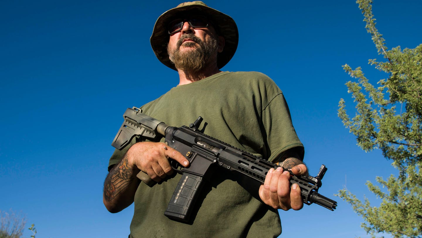 Border vigilantes, and the wall they might be watching