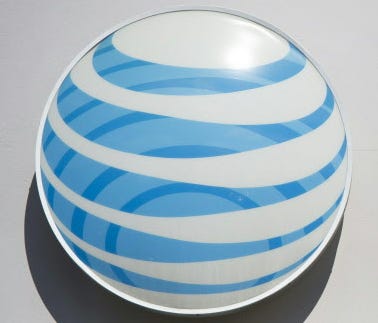 AT&T and Time Warner logos