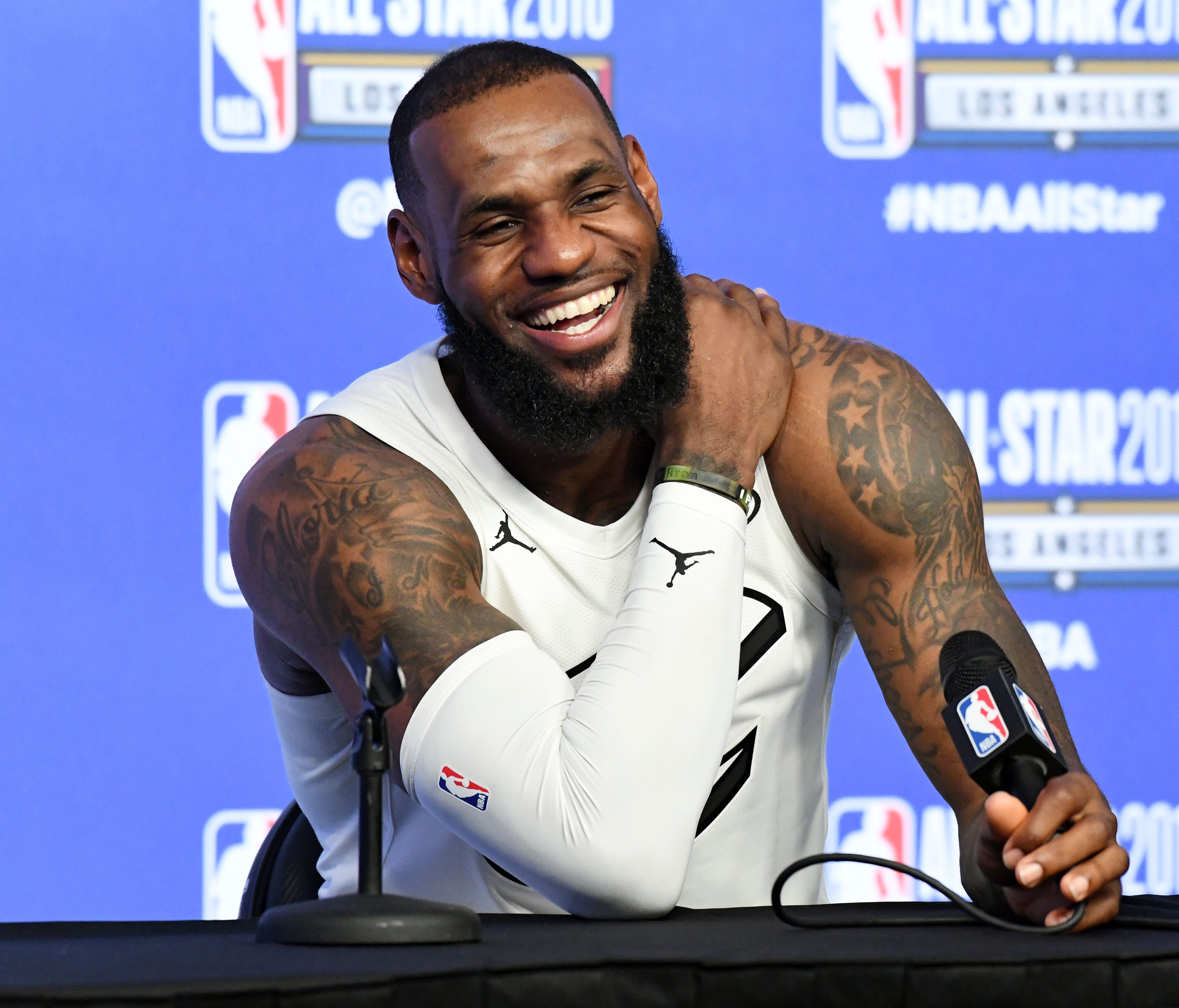 LeBron James will wear No. 23 with the Lakers, but you can't get his jersey quite yet.