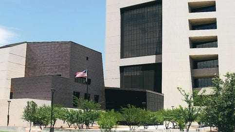 The Albert Armendariz Sr. Federal Courthouse in Downtown El Paso.