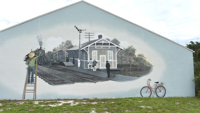 Hobe Sound Mural Project #19, 11870 SE Dixie Highway in Hobe Sound. Murals are one of the jewels of Hobe Sound's atmosphere.